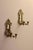 Antique Brass Sconces with Mirrors, 1880, Set of 2 For Sale - Image 3 of 9