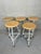 Brown Industrial Stools, Set of 5 For Sale - Image 8 of 8