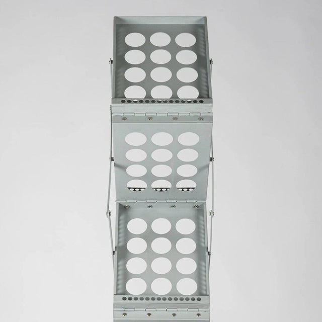 Gray Newspaper Stand in Metal For Sale - Image 8 of 9