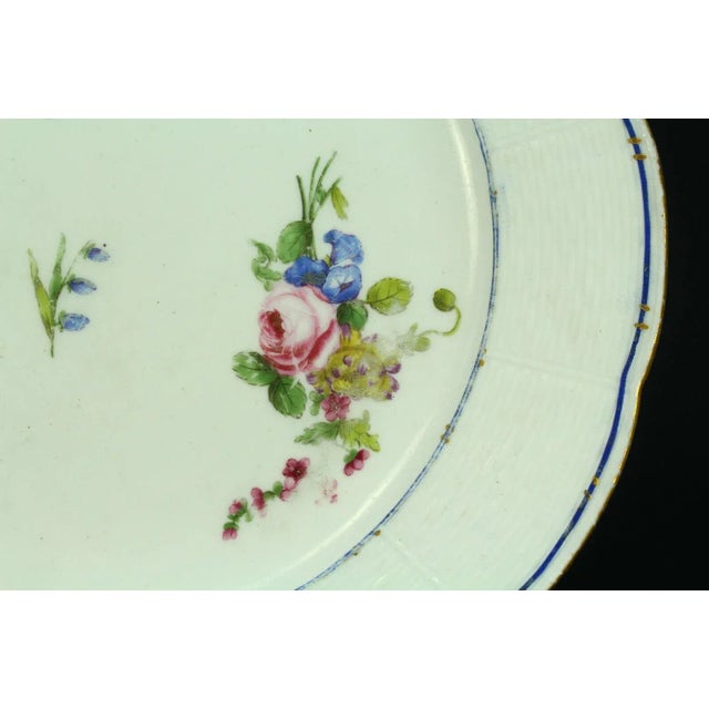 Manufacture de Sevres 1751-1753 Sevres Soft Paste Porcelain Plate, Signed #1 For Sale - Image 4 of 13