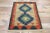 Textile Vintage Persian Shiraz Kilim Rug - 02'00 X 02'10 For Sale - Image 7 of 9
