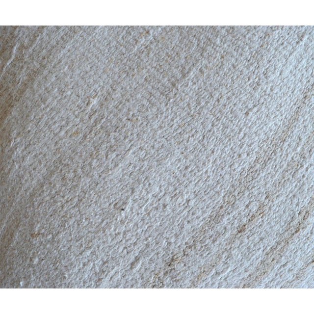 Farmhouse Vintage Handmade Hemp Kilim Rug Pillow Cover For Sale - Image 3 of 5