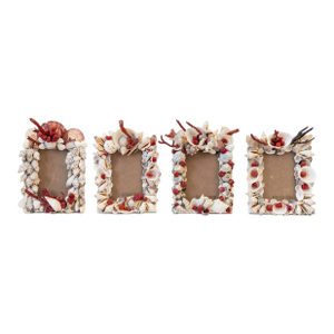 Set of Four Vintage Mediterranean Baroque Style Table Photo Frames