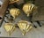 Set 4 Brass Scallop Shell Uplight Wall Sconces For Sale In Palm Springs - Image 6 of 17
