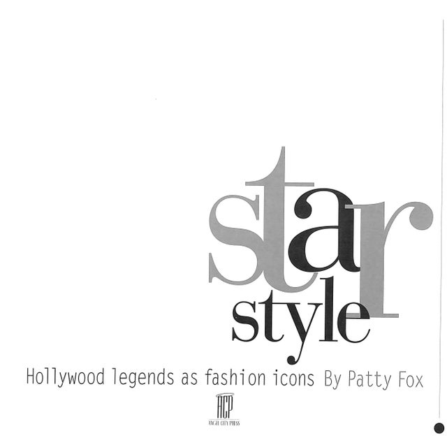 "Star Style Hollywood Legends as Fashion Icons" 1995 Fox, Patty For Sale - Image 4 of 9