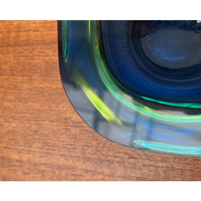 Vintage Sommerso Glass Bowl, 1970s For Sale - Image 10 of 18