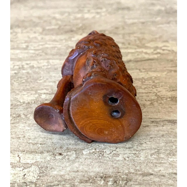 Japanese Wood Netsukes - Set of 3 For Sale - Image 11 of 13