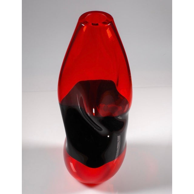 Glass Large Carlo Nason for v. Nason & C. "Fiapi" Murano Glass Incalmo Vase For Sale - Image 7 of 9