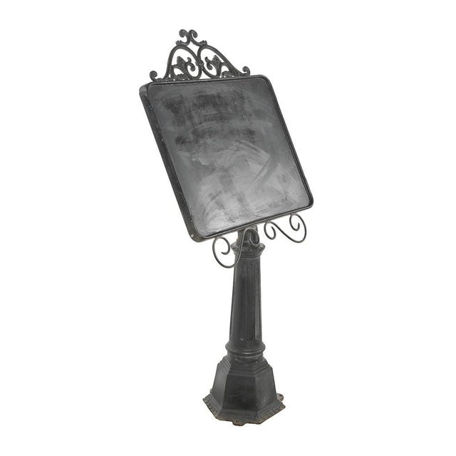 Cast Iron Restaurant Holder, in Good conditions. Designed before 1890 This piece is designed in the style of the selected...