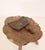 Wood Primitive Wabi Sabi Wooden Chopping Block Side Table, Early 20th Century For Sale - Image 7 of 18