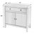 Modern Nora 31 in. W Wood 1 Drawer 2 Door Accent Storage Cabinet, Light Natural For Sale - Image 3 of 8