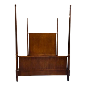 Hickory Chair Mahogany Poster/Platform Queen Bed