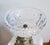 Victorian Vintage Cut Crystal Compote on Ornate Gilt Pedestal | Hollywood Regency Centerpiece | Rococo Crystal Fruit Bowl For Sale - Image 3 of 8