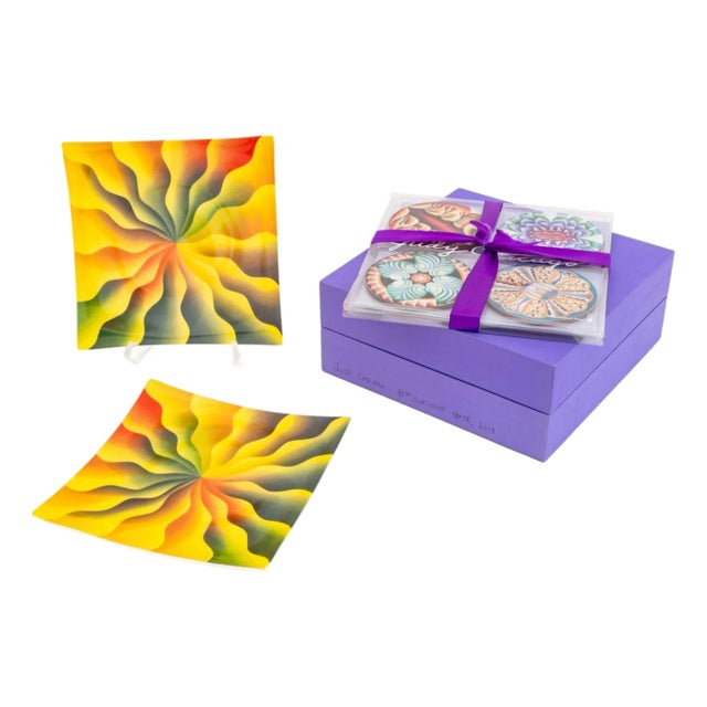 Judy Chicago Commemorative Tableware, 10 Pcs. For Sale