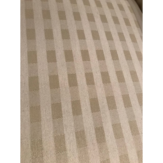 Late 20th Century Transitional Style Upholstered Armchair For Sale - Image 4 of 5