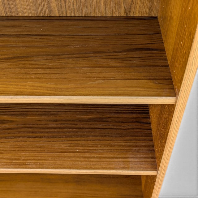 Small Vintage Danish Modern Teak Bookcase For Sale - Image 11 of 17