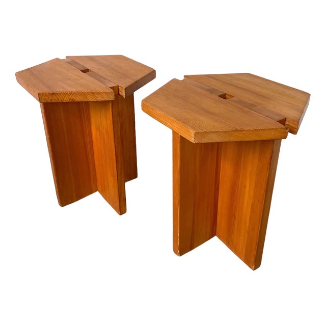 Set of Stools by René Martin, 1960s For Sale