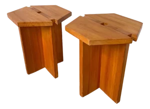 Set of Stools by René Martin, 1960s