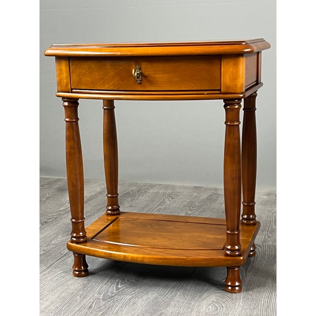20th Century Wooden Bedside Tables, Set of 2 For Sale - Image 3 of 9