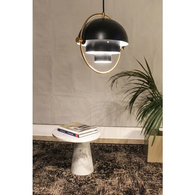 Italian Coffee Table in Carrara Marble, 1970s For Sale - Image 3 of 11