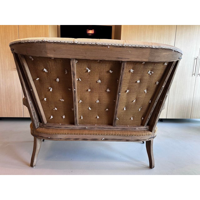 Elegant and distinctive, this Restoration Hardware loveseat showcases the brand’s signature deconstructed style—a design...