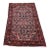 Vintage Persian Malayer Rug, Handwoven All-Over Herati Pattern, Ivory & Red, 3’ X 5’ For Sale