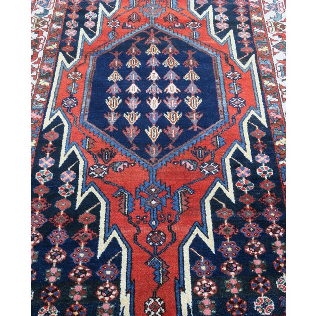 1960s Mid-Century Hand-Knotted Rug For Sale - Image 5 of 6