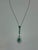 Natural 18k Gold Necklace, 1.31ct Emerald, 0.36ct Diamonds For Sale - Image 4 of 16