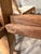 Vintage French Rush Seat Back Oak Dining Chairs Set of Four Bleached Farmhouse For Sale - Image 15 of 17