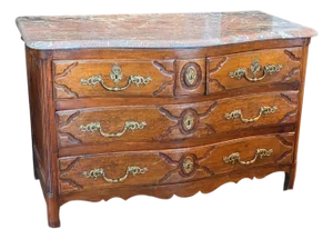 18th Century Continental Commode With Marble Top