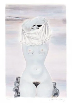 Woman - Original Lithograph by R. Chapelain-Midy - 1970s 1970s