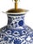Chinese Massive Pair of Chinese Blue & White Urn-Form Lamps For Sale - Image 3 of 8