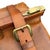 Vintage English Tanner Krolle & Co. Ltd. For Harrods Leather Gladstone Bag For Sale - Image 14 of 18