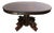 Antique French Oak Oval Dining Table, 1860 For Sale