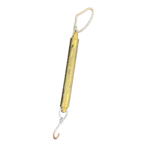 Vintage Chatillon-Ny Brass 6lb Hanging Spring Scale Model in-6 Usa, Vintage Chatillon Portable 6 Lbs.