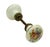 Vintage Hand Painted White Floral Porcelain Door Knobs For Sale - Image 6 of 6