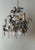 Hollywood Regency Crystal 3-Arm Chandelier with Rose-Lilac Crystals from Palwa, 1950s For Sale - Image 9 of 17