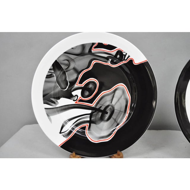 Early 20th Century Frank Stella David Mirvish Designs Vortex Engravings 1-4 Black Plate - Set of 4 For Sale - Image 4 of 13