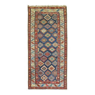Zabihi Collection Antique Shirvan Short Runner - 3'5" x 7' For Sale