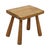Wood Brutalist Rustic Wood Milking Stool, 1950s For Sale - Image 7 of 18
