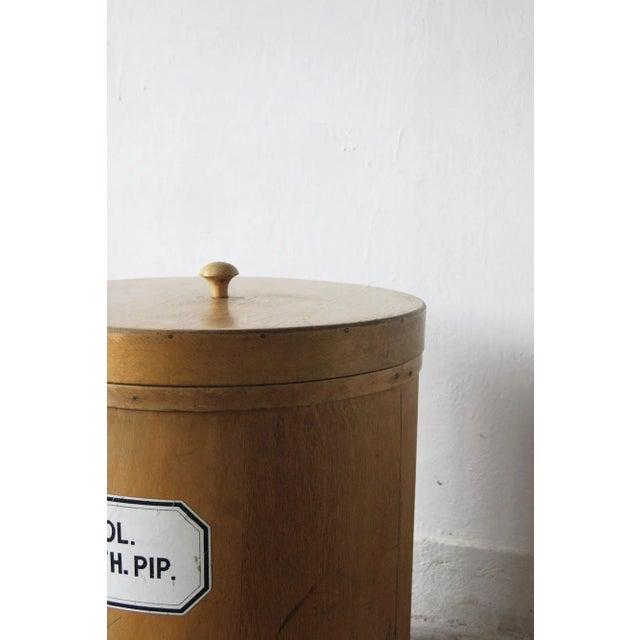 Rustic Antique Wooden Apothecary Pharmacy Storage For Sale - Image 3 of 5