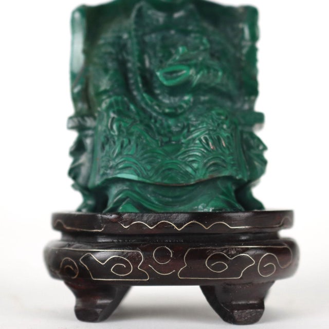 Malachite Sculpture, China, 1900s For Sale - Image 5 of 10