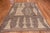 Earthy Neutral Grey Cream &amp; Brown Tribal Geometric Design Modern Area Rug, Country of origin: Central Asia, Circa...