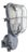 Vintage Industrial Grey and Clear Glass Wall Lamp from Industria Rotterdam For Sale
