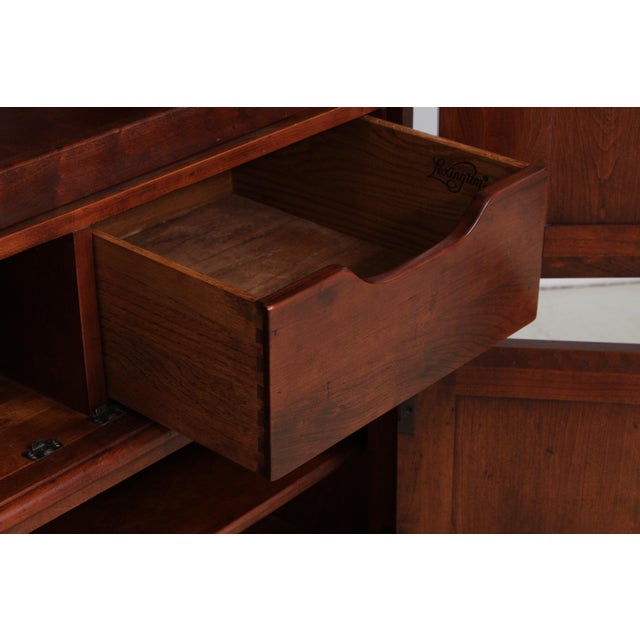 Wood Lexington Bob Timberlake Solid Wood Tv Armoire Cabinet For Sale - Image 7 of 17