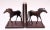 Brutalist Metal and Wood Horse Bookends - a Pair For Sale - Image 4 of 13