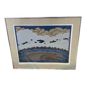 Mid Century Lithograph, Pencil Signed Friedlaender