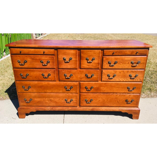 Keller Furniture Oak Chest of Drawers Chairish
