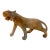Vintage Hand-Carved Wood Cat Sculpture For Sale