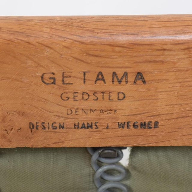 GE240 Cigar Chair in Oak by Hans J. Wegner, 1980s For Sale - Image 18 of 18